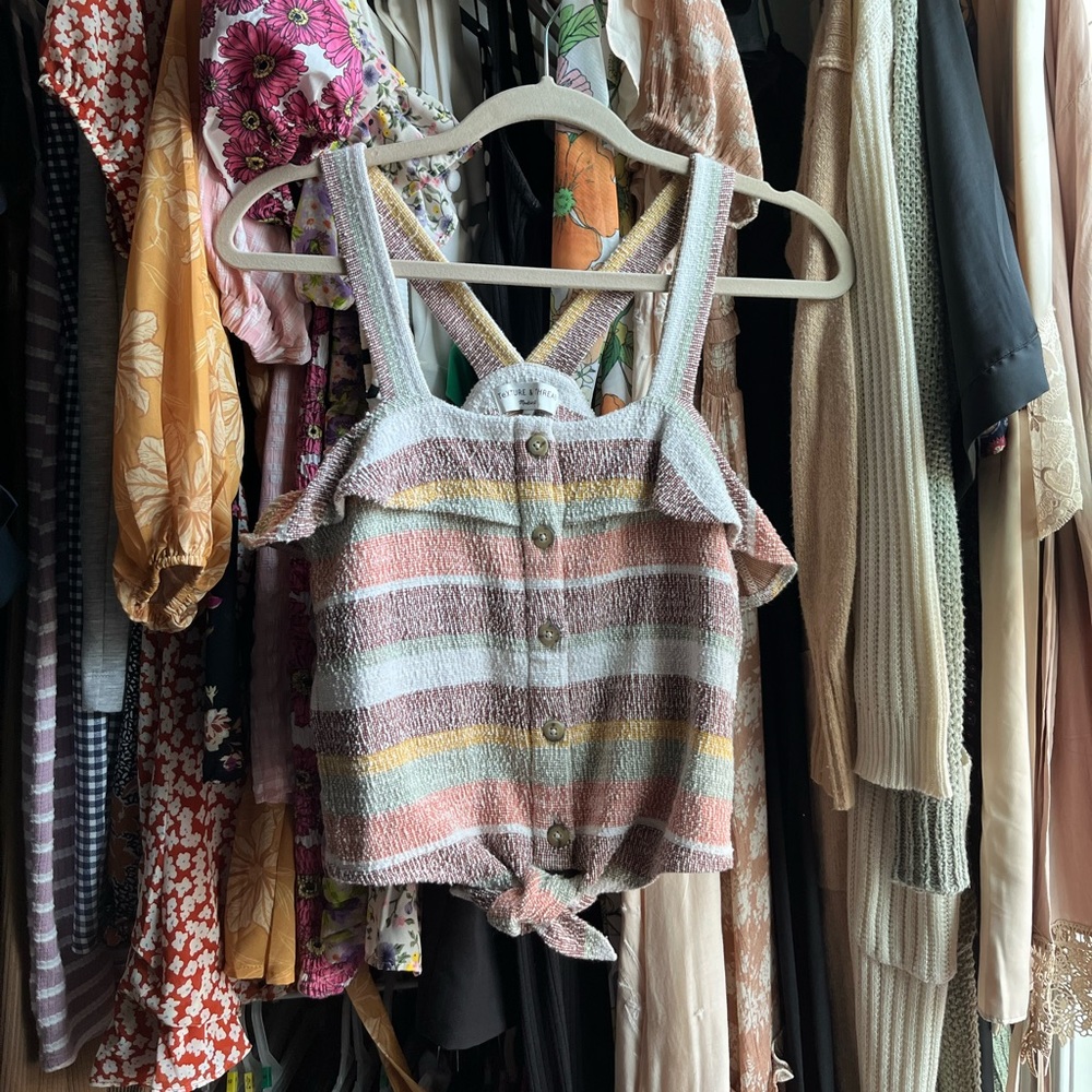 NWOT Madewell Texture and Thread Top